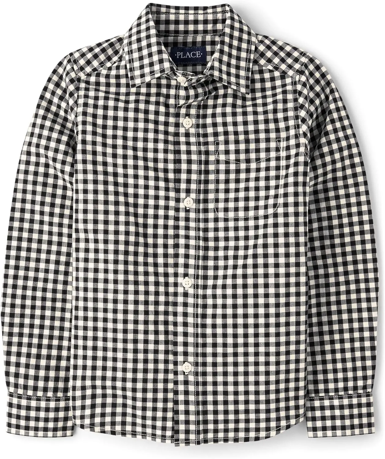 The Children's Place Boy's Long Sleeve Button Down Shirts
