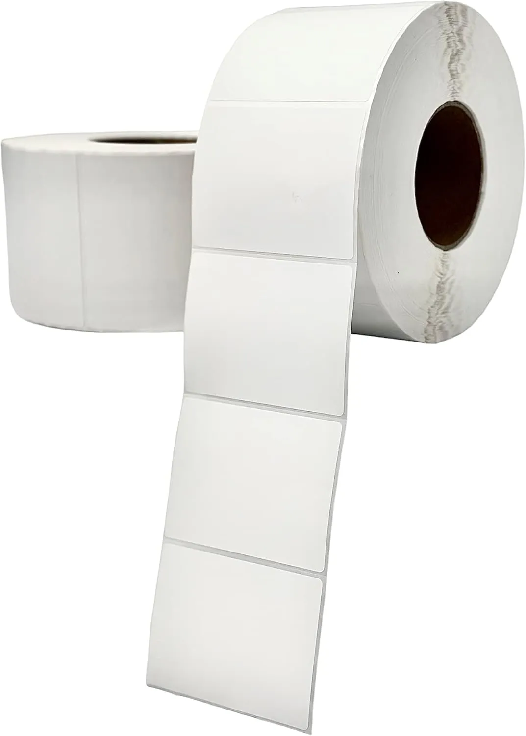Thermal Transfer Labels (4” x 6”) - Multipurpose Labels for Shipping and Business - 3" Core Compatible w/Industrial Printers - 1000 Labels/Roll (4 Rolls) (White)