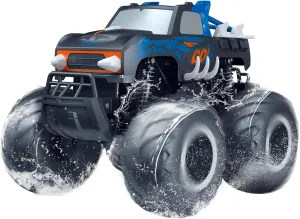 Threeking 1:16 Waterproof Monster Truck Toys RC Cars Amphibious Remote Control Car Pickup Trucks 4WD All Terrain Off-Road Toy for 6 7 8 9 10 11 12 Year Old Boys Girls Toys Gifts Presents