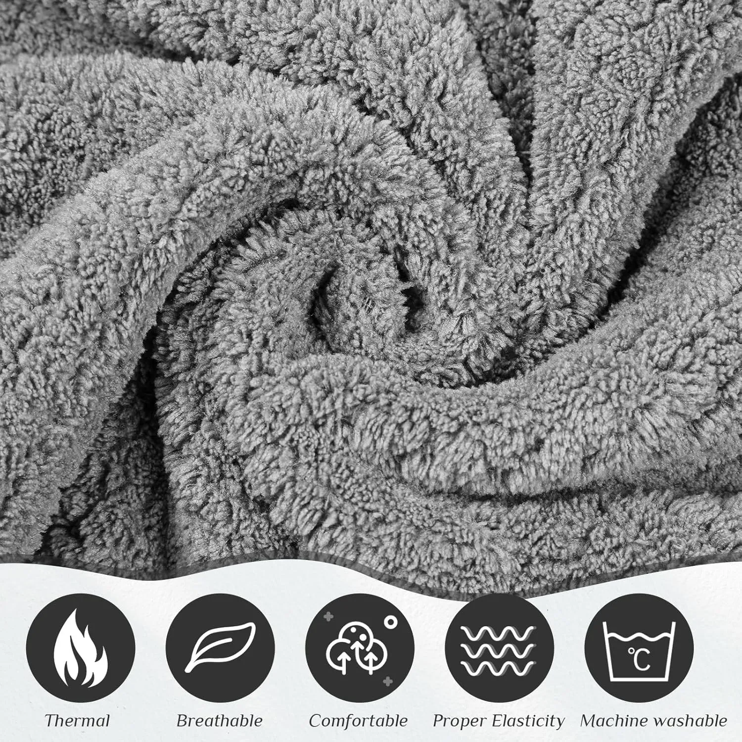 Tigeen 12 Pcs Spa Robe for Women Waffle Spa Wraps with Pocket Adjustable Closure Lightweight Towel Wraps for Bath Shower(Gray, Pocket)