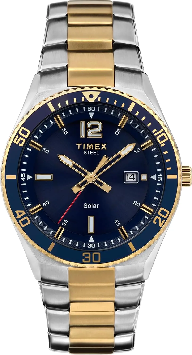 Timex Men's Solar Premium Dress 43mm Watch