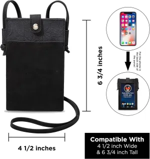 Touchscreen Purse Fresh Twist - Lightweight RFID Protected Smartphone Purse with 3 Credit Card Slots