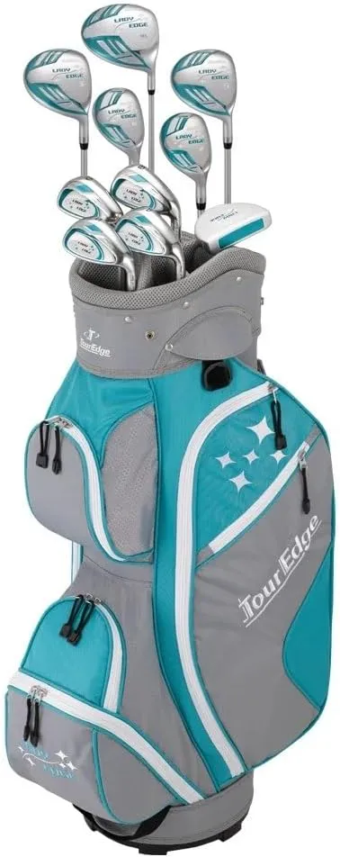 Tour Edge Golf Lady Edge Full Set with Cart Bag