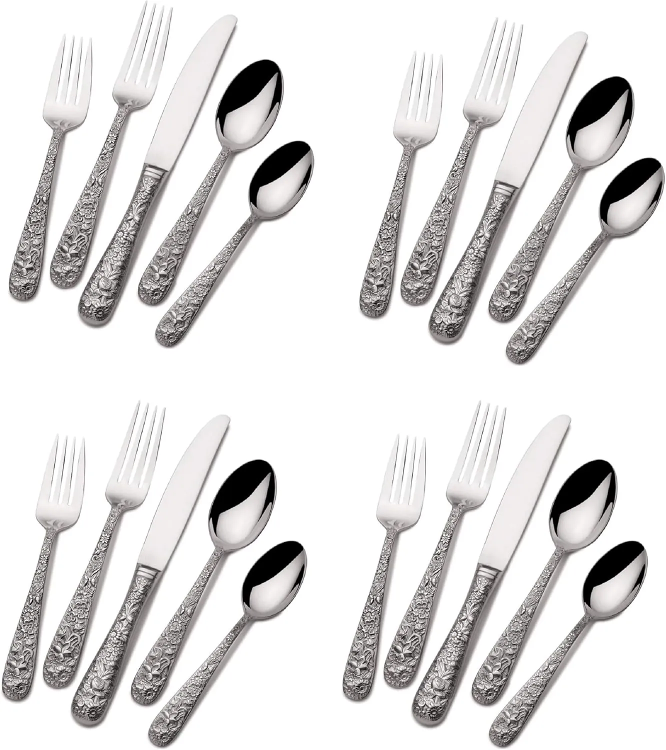Towle Contessina 18/10 Stainless Steel 20pc. Flatware Set (Service for Four)