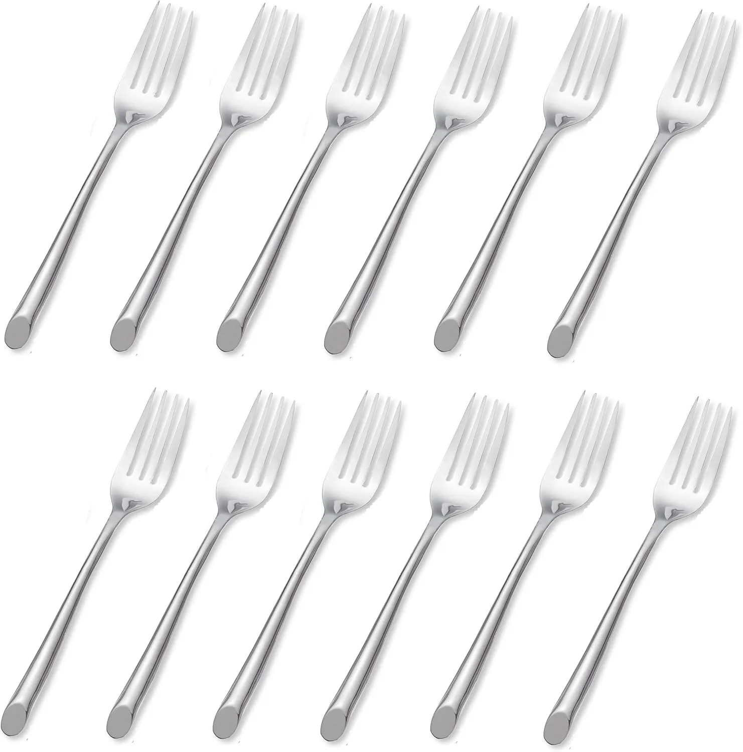 Towle Living Wave Stainless Steel Dinner Fork (Set of Twelve)