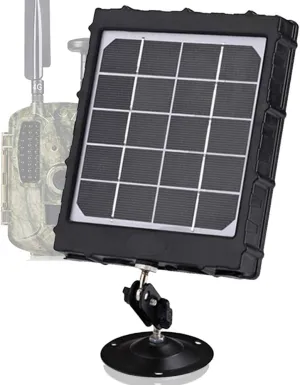 Trail Camera Solar Power Panel 8000mAh 3W Supporting 12V 9V 6V for All 3G 4G Hunting Game Camera or Deer Feeder