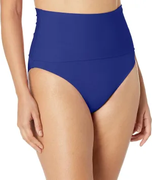 Trina Turk Women's High Waist Roll Up Hipster Bikini Swimsuit Bottom
