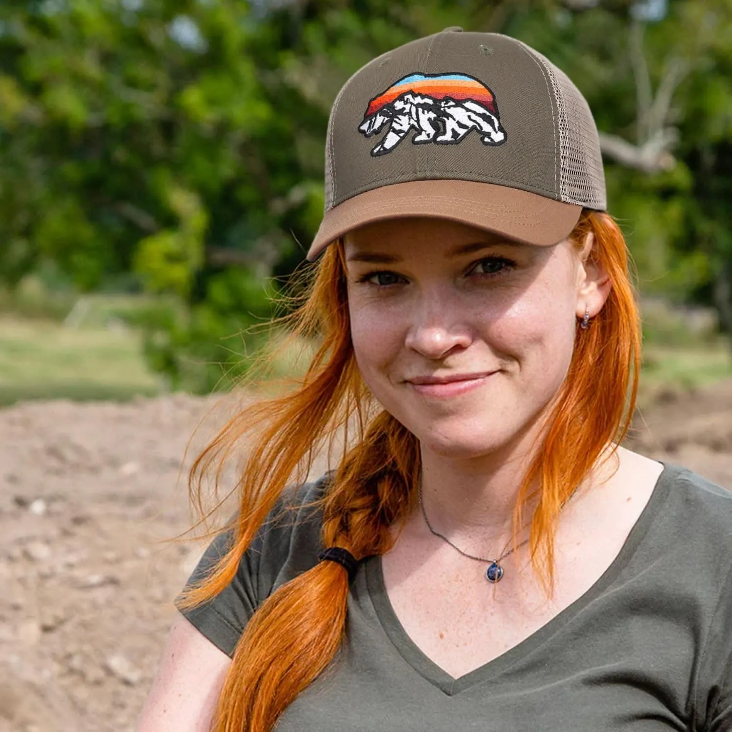 Trucker Hat for Men and Women - Outdoors Snapback Hats for Hiking, Climbing, Fishing, Outdoor Adventure
