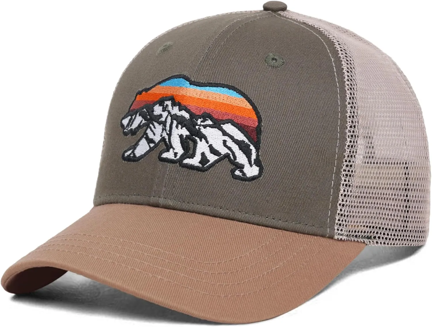 Trucker Hat for Men and Women - Outdoors Snapback Hats for Hiking, Climbing, Fishing, Outdoor Adventure