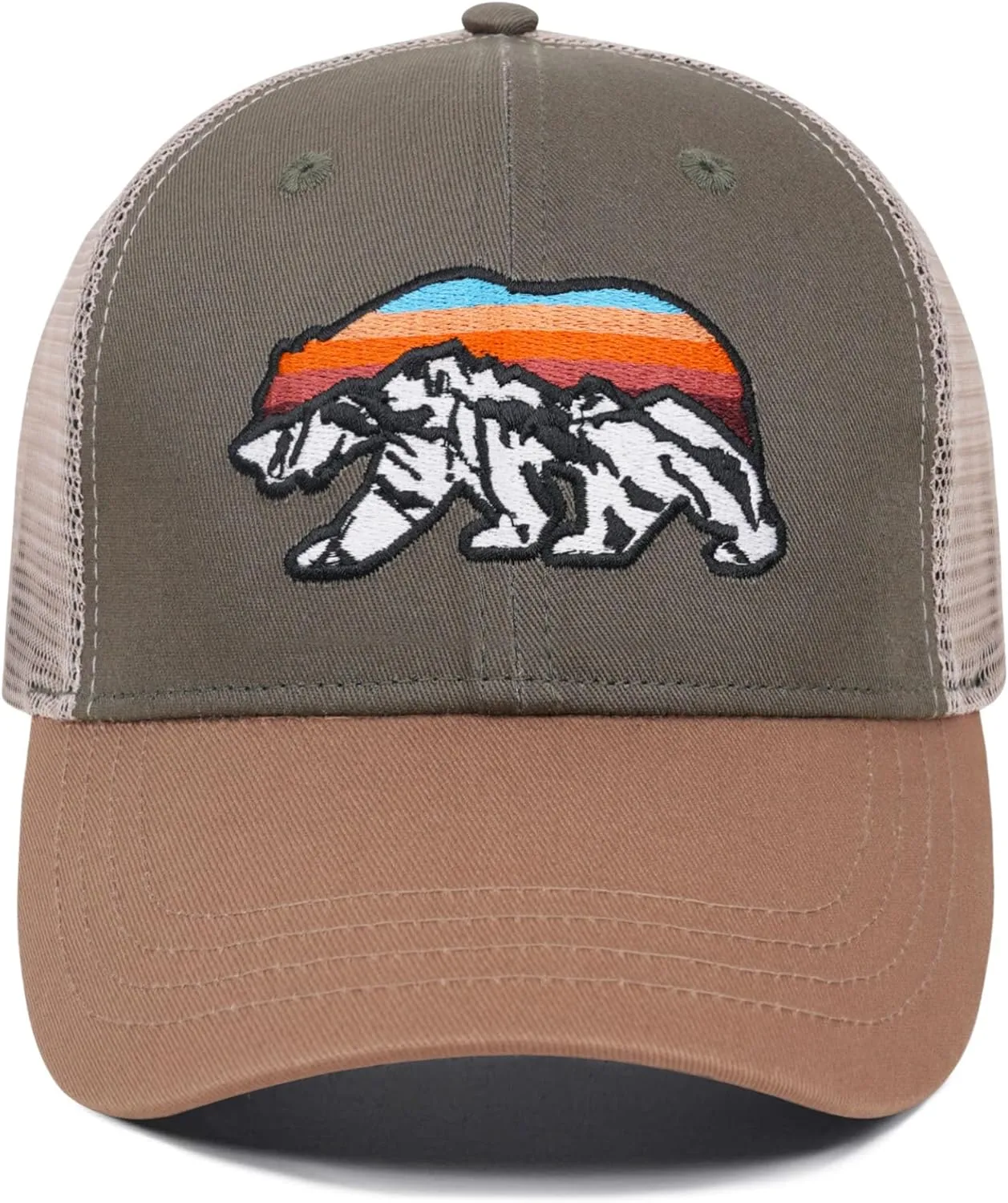 Trucker Hat for Men and Women - Outdoors Snapback Hats for Hiking, Climbing, Fishing, Outdoor Adventure