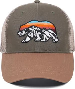 Trucker Hat for Men and Women - Outdoors Snapback Hats for Hiking, Climbing, Fishing, Outdoor Adventure