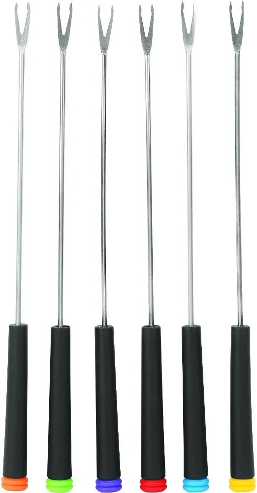 Trudeau Stainless Steel Fondue Fork, Set of 12