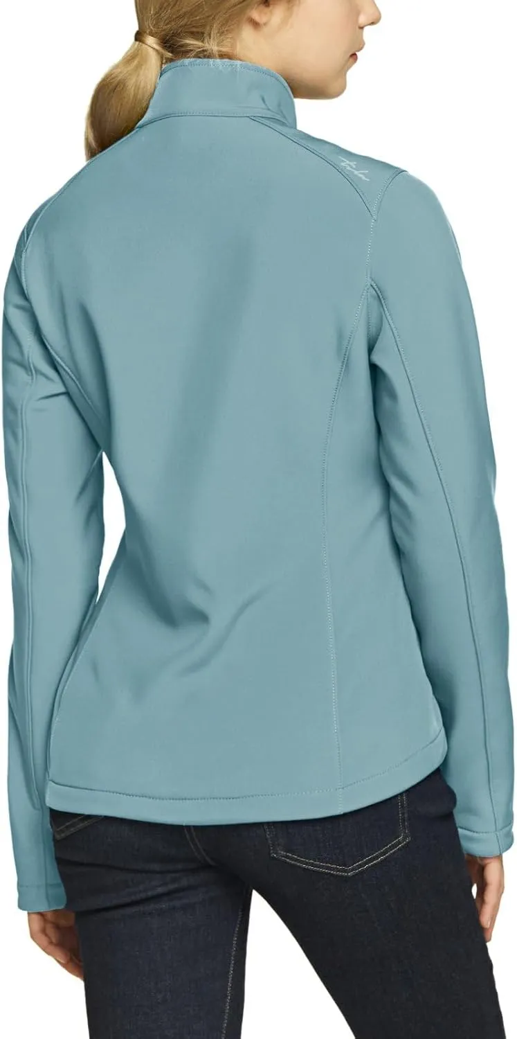 TSLA Women's Full-Zip Waterproof Softshell Jacket, Micro Fleece Jacket, Wind Proof Lightweight Jackets