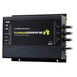 Turbo M320V3 20 Amp 3-Bank 12/24/36VDC Waterproof Charger
