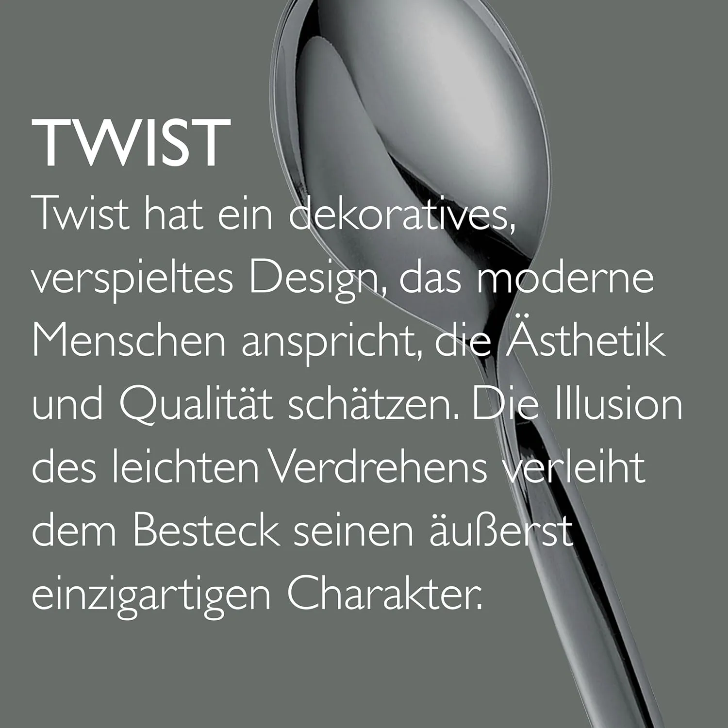 Twist Cutlery Set 60-Piece Polished Steel