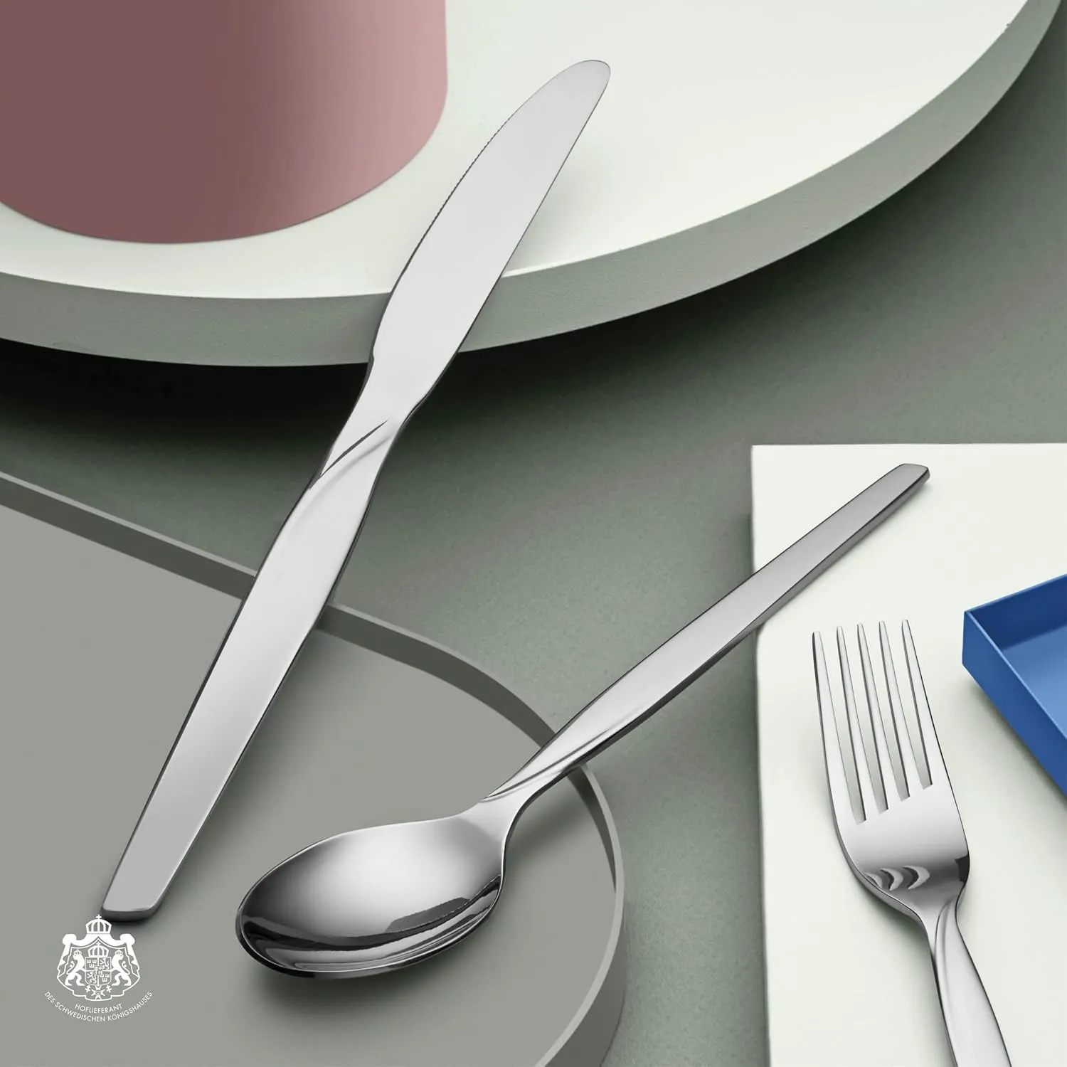 Twist Cutlery Set 60-Piece Polished Steel