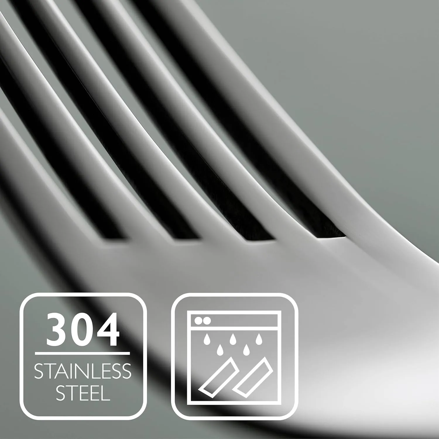 Twist Cutlery Set 60-Piece Polished Steel