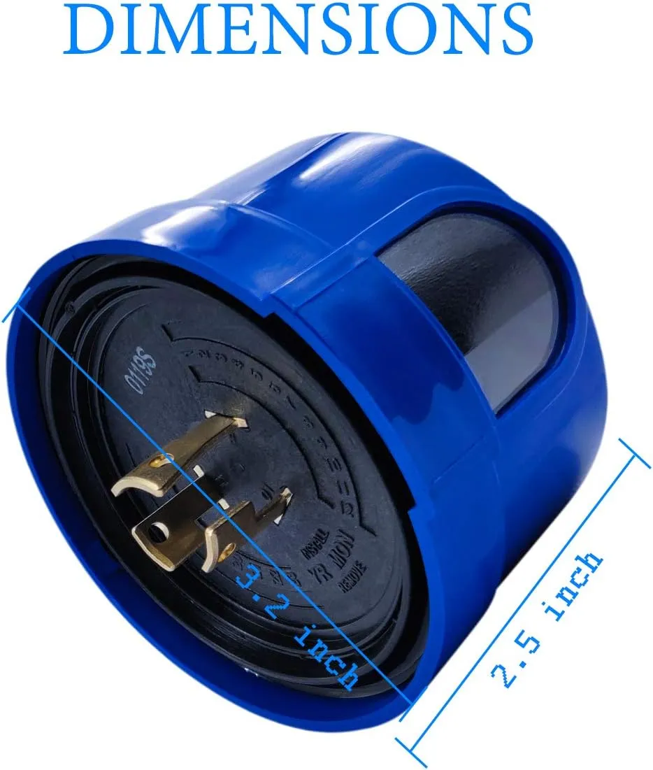 Twist Lock Photocell Dusk to Dawn Auto On Off Switch for LED Barn, Area, Street, Parking Lot Lights