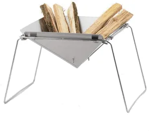 UC-206 Tsubamesanjo Stainless Steel Bonfire Stand