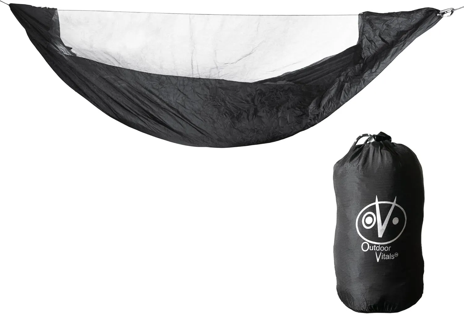 Ultralight Hammock Bug Net with Underside and Side Splash Protecton