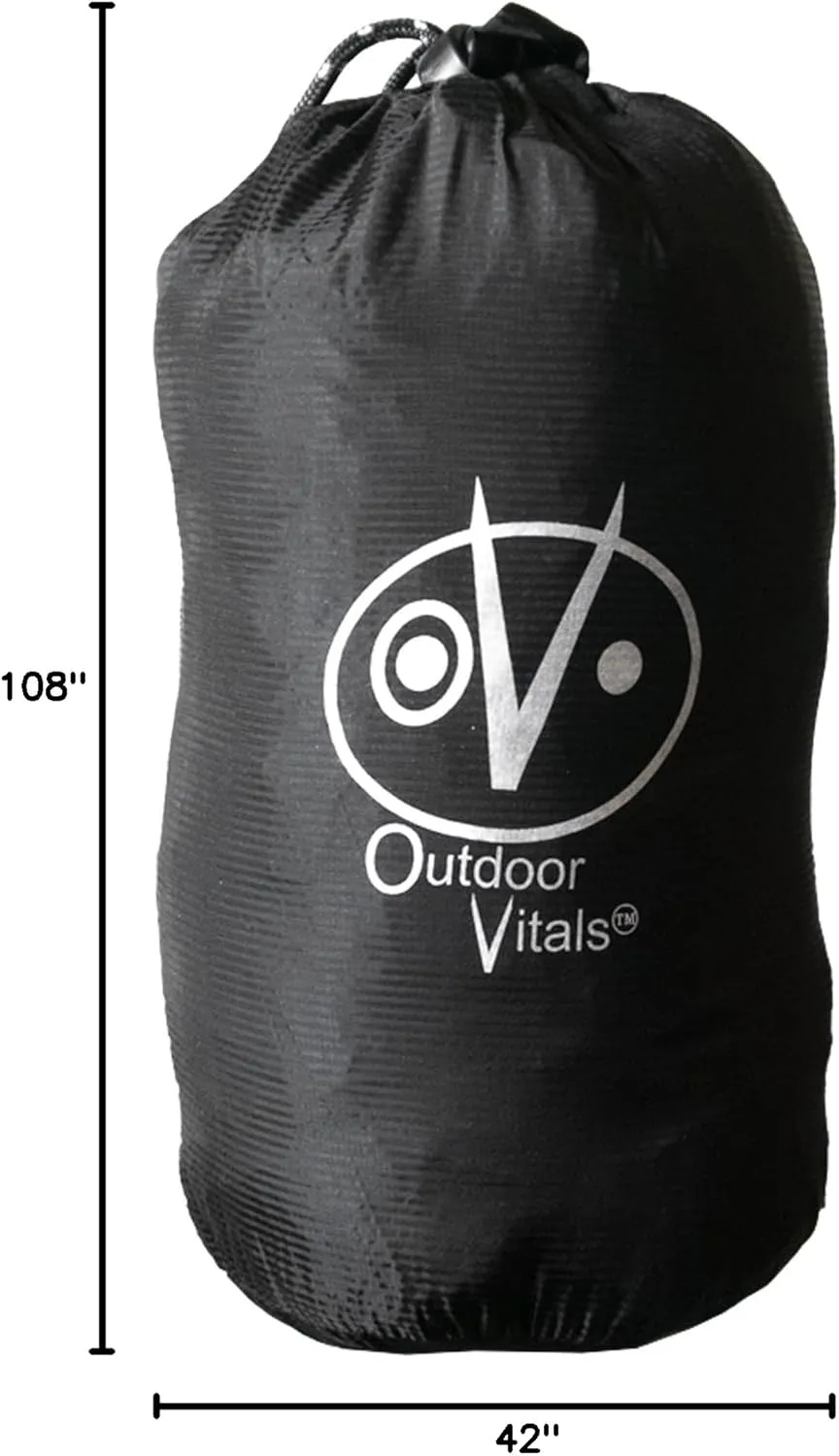 Ultralight Hammock Bug Net with Underside and Side Splash Protecton
