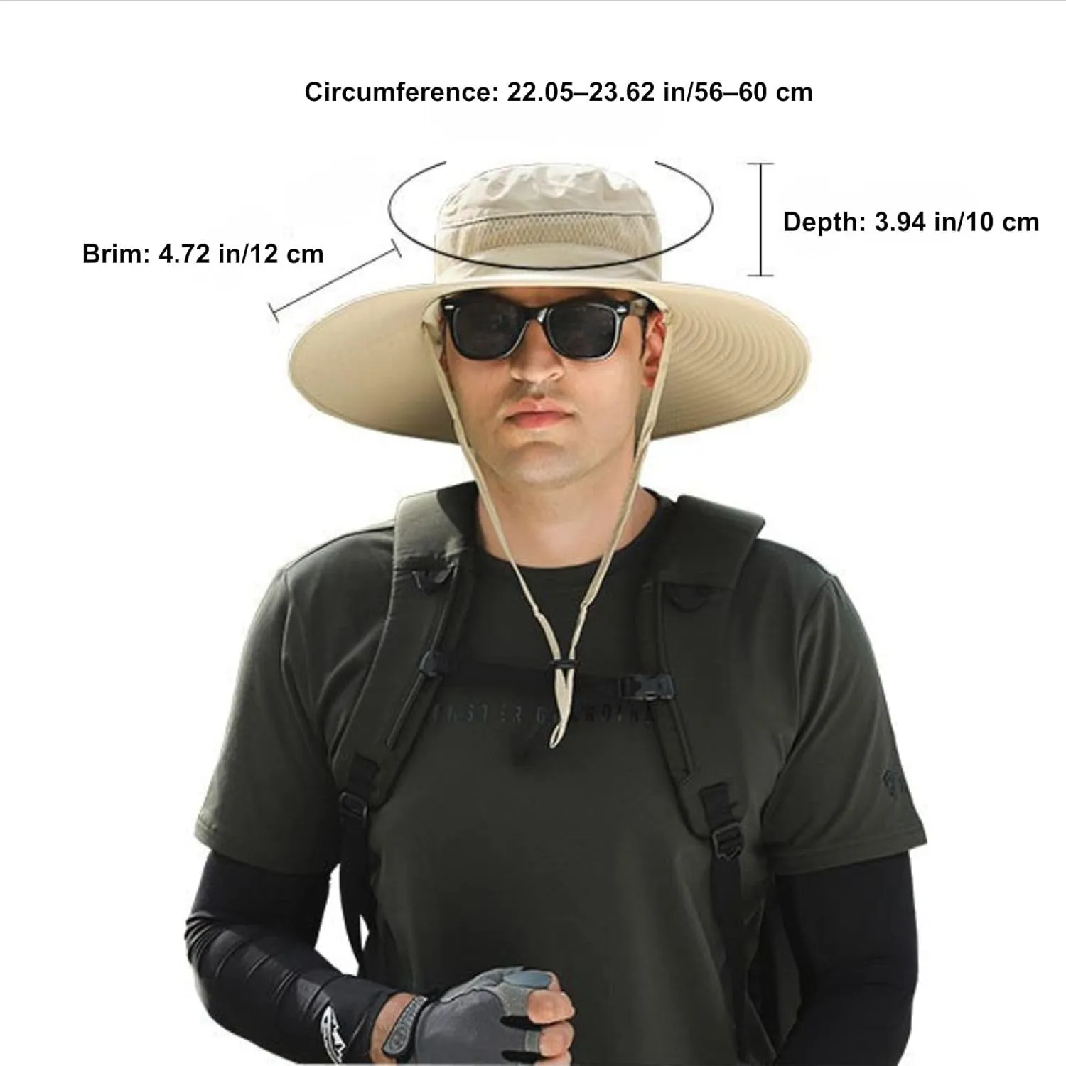 Ultralight Solar Fan Hat for Men&Women,Wide Brim Sun Hat with Dual Fans,USB and Solar Powered,UPF50  Cooling Hat for Outdoors