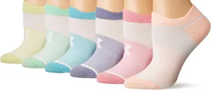 Under Armour Kids' Essential 2.0 Lightweight No Show Socks, 6-Pairs