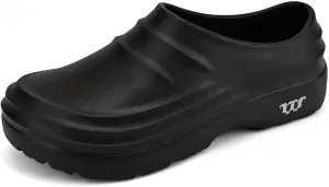 Unisex Black Chef Shoes Mens Womens Lightweight Non-Slip Work Shoes for Kitchens