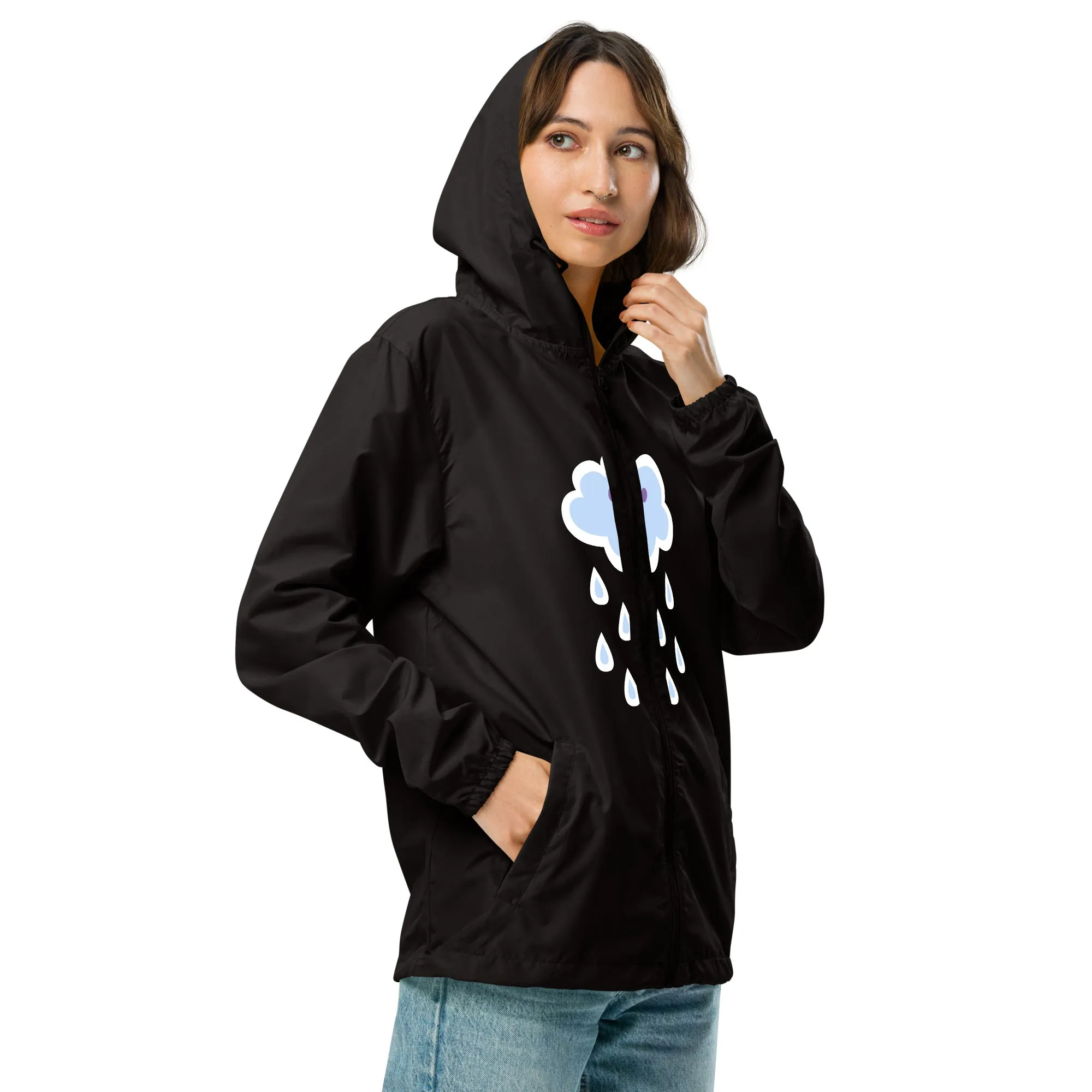 Unisex lightweight zip up windbreaker