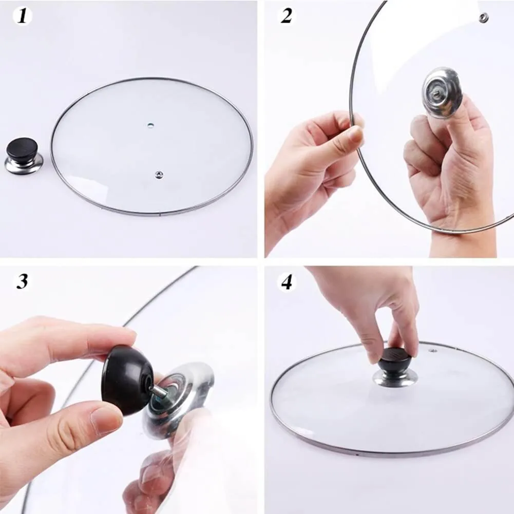 Universal Adjustable Pot Lid Set - Versatile Cookware Lids