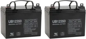 Universal Power Group 12V, 35AH, Battery, Golden Technology, Golden Companion - 2 Pack