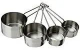 Update International MEA-CUP Heavy-Duty Stainless Measuring Cup Set, Set of 3