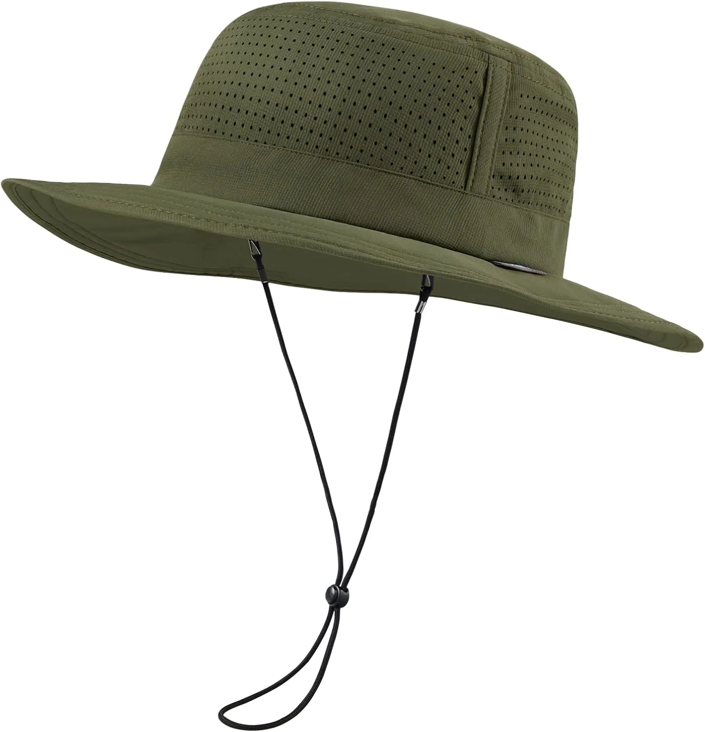 UPF 50  Bucket Sun Hat with Laser Perforated Mesh Cooling Adjustable Breathable Lightweight for Outdoor Men Women