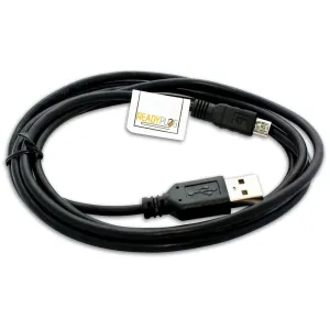 USB Charger Cable for: RAVPower Solar Power Bank RP-PB082 (6 Feet)