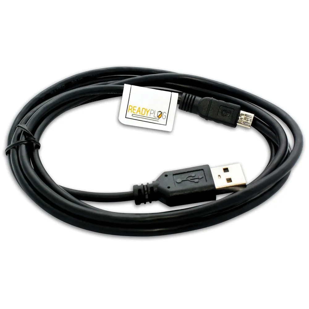USB Charger Cable for: RAVPower Solar Power Bank RP-PB082 (6 Feet)
