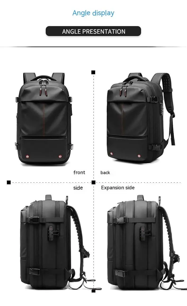 Vacuum Compression Travel Set – Backpack with Power Bank
