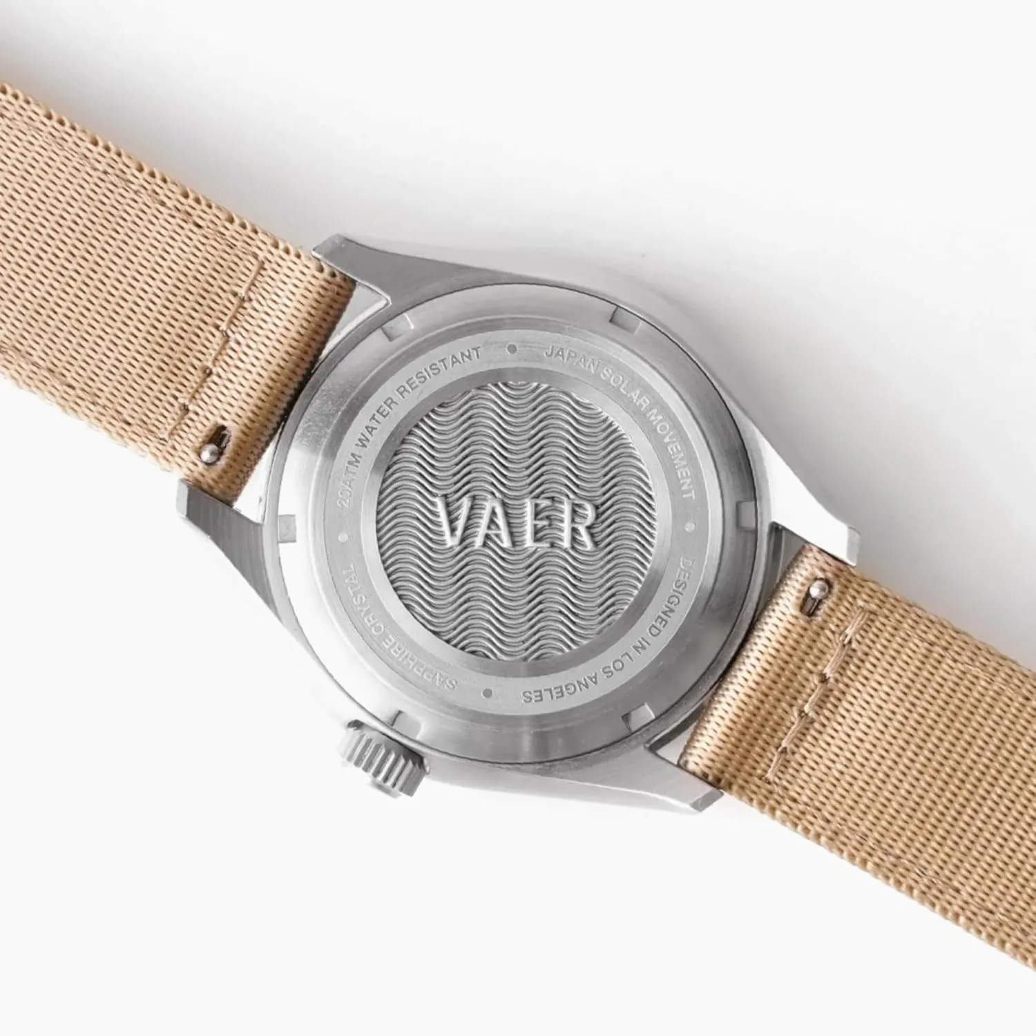 Vaer DS4 Solar Dive Watch for Men - Ocean Ready 20 ATM Solar Powered - Perpetual Time Keeping Sapphire Crystal ( /- 20 Seconds/Month) - 2 Quick-Change 20mm Straps - Gifts for Dad - 42mm (Medium)