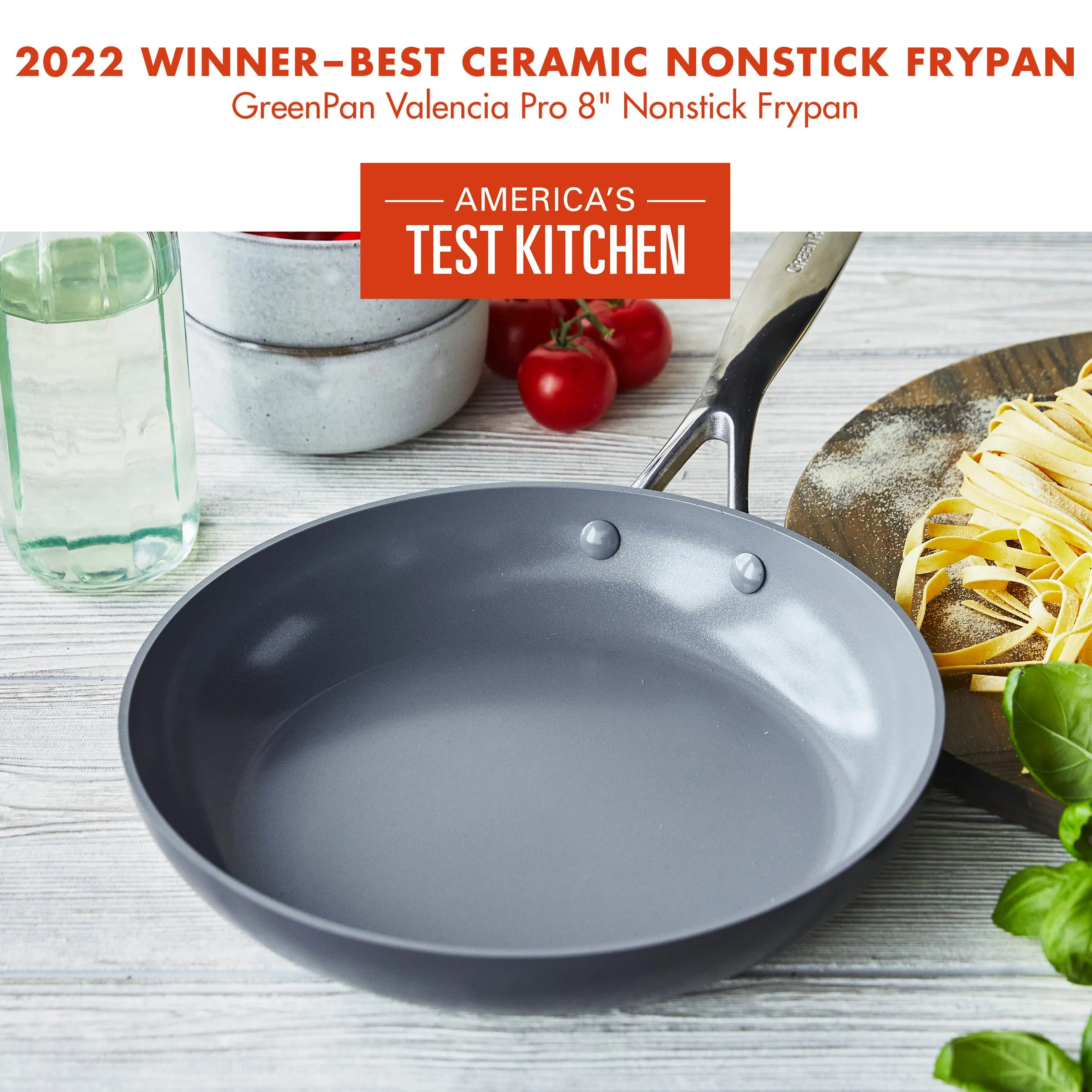 Valencia Pro Ceramic, Nonstick, Hard Anodized Fry Pan, 10"