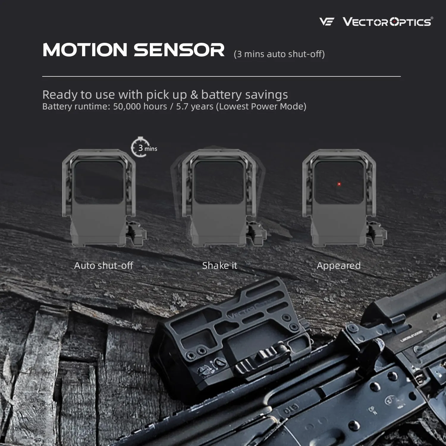 Vector Optics 1x31x26 Extra Large Enclosed Red Dot Sight w/Shroud Protection, Reflex Illuminated 3MOA Red Dot, Quick Detach Mount，Motion Awake, Designed for AR AR15 M4 MSR Platform, SCRD-67