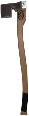 Viking Axe Forged Camping Axe with Wood Shaft, High Carbon Steel EN 45 Sharp Blade Viking Bearded Nordic,Handmade Camping Axe Hatchet-Norse Axe, Tomahawk Vikings Bearded Axe A25 AZHAN STEEL CRAFT