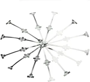 VIKOCELL Solar Cell Connector Dog Bone Tabbing Wire for Sunpower Cells (pack of 50)