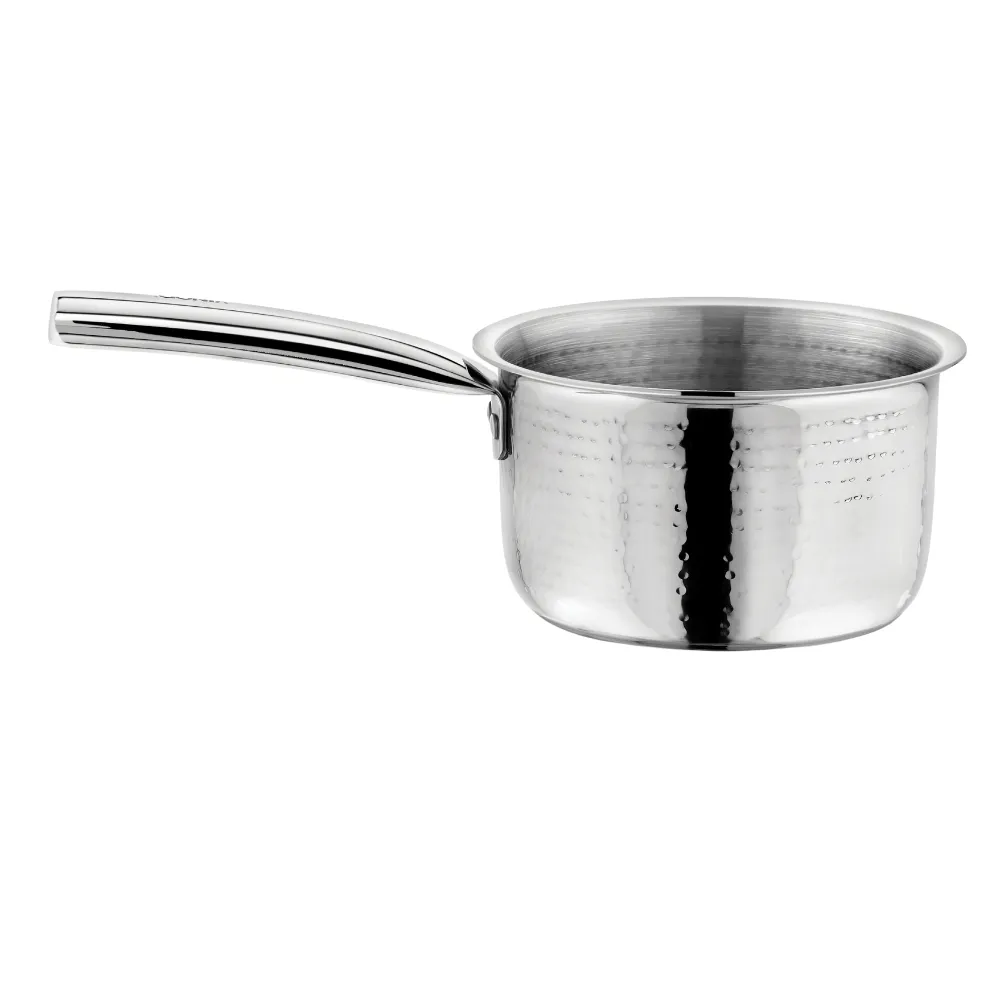 Vinod – Claro Heavy Gauge Stainless Steel Hammered Cookware Set - 5 Pcs