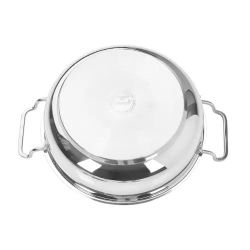 Vinod – Doniv 2 Piece Majestic Sandwich Bottom Cookware Set, 1 Piece Sauce Pan with lid 14 cm &#038; 1 Piece Kadhai with Lid 24 cm
