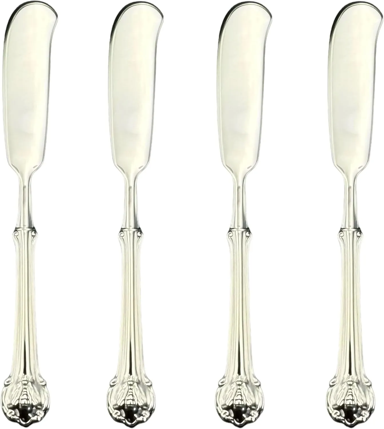 Wallace Napoleon Bee 18/10 Stainless Steel Butter Spreader (Set of Four)