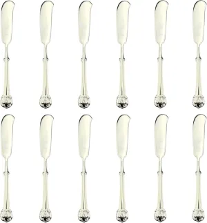 Wallace Napoleon Bee 18/10 Stainless Steel Butter Spreader (Set of Twelve)