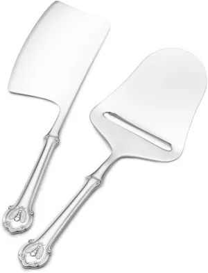 Wallace Napoleon Bee 2-Piece 18/10 Stainless Steel Cheese Set,Silver