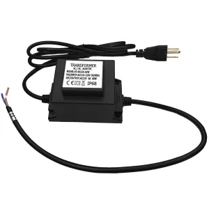 Waterproof 12V AC Transformer 5A 60W, 110V-120V to 12V LED Power Supply, Voltage Converter Driver, Adapter for Outdoor Landscape Lighting/Swimming Pool Light (60 Watts)