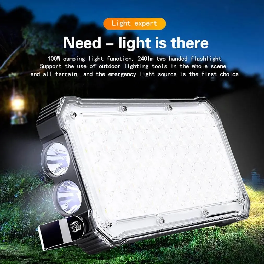Waterproof LED Power Bank - Wireless Charging Portable Charger