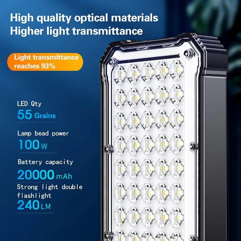 Waterproof LED Power Bank - Wireless Charging Portable Charger