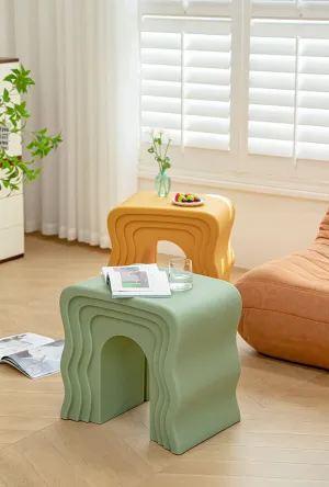 Wave Pattern Side Table